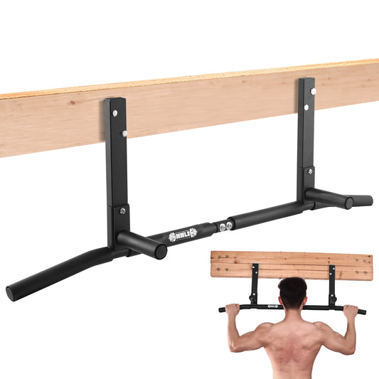 Shnlie Joist Mounted Pull Up Bar, Ceiling Mount Chin Up Bar for Home Gym, Beam, Rafter, Easy installation, 42" Wide Bar