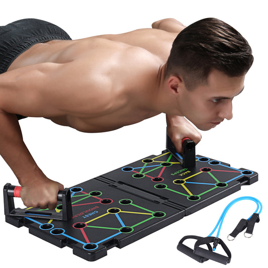 Shnlie Push Up Board 12 in 1 Multifunctional Push Up System Workout Equipment for Men and Women Portable Gym Strength Training Board…
